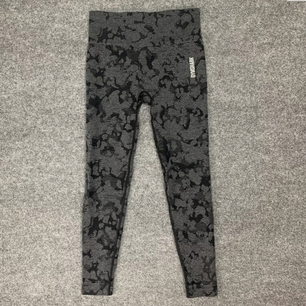 Gymshark Adapt Camo Seamless Legging Womens S Charcoal High Waisted